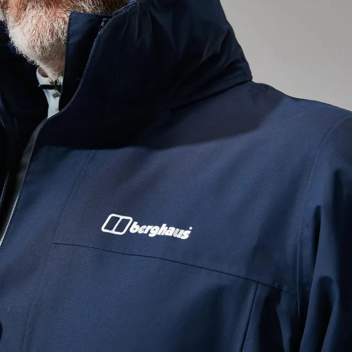 Waterproof Men Berghaus RG Alpha 20 Gemini 3in1 Jacket 8211 Dark Blue
