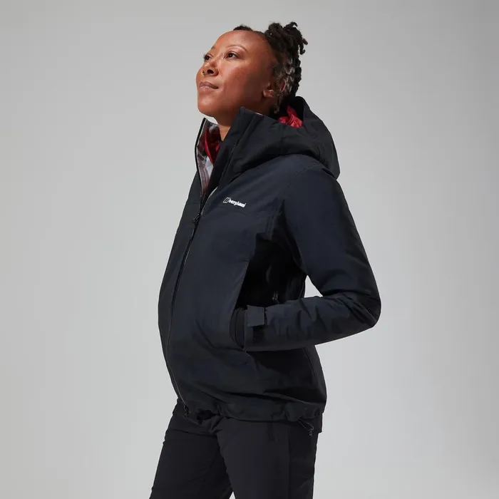 Waterproof Women Berghaus Highland Storm 3L Waterproof Jacket 8211 Black