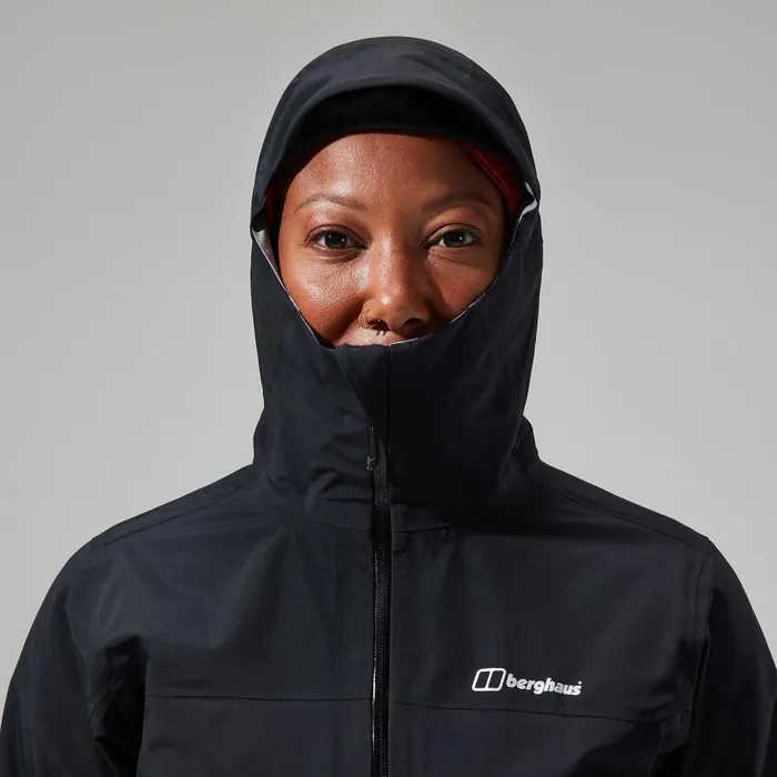 Waterproof Women Berghaus Highland Storm 3L Waterproof Jacket 8211 Black