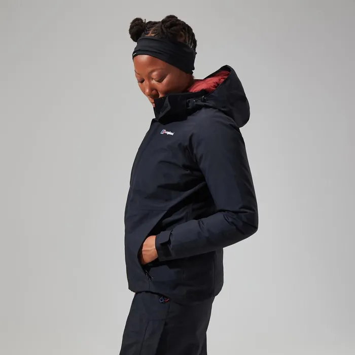 Waterproof Women Berghaus Hillwalker Jacket InterActive 8211 Black