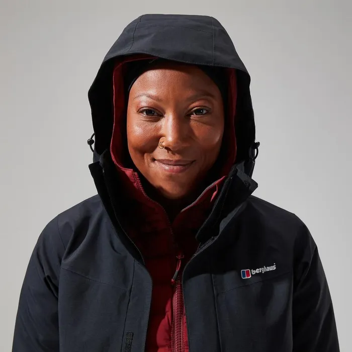 Waterproof Women Berghaus Hillwalker Jacket InterActive 8211 Black