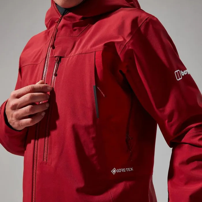 Waterproof Women Berghaus MTN Seeker GTX Jacket 8211 Dark RedRed