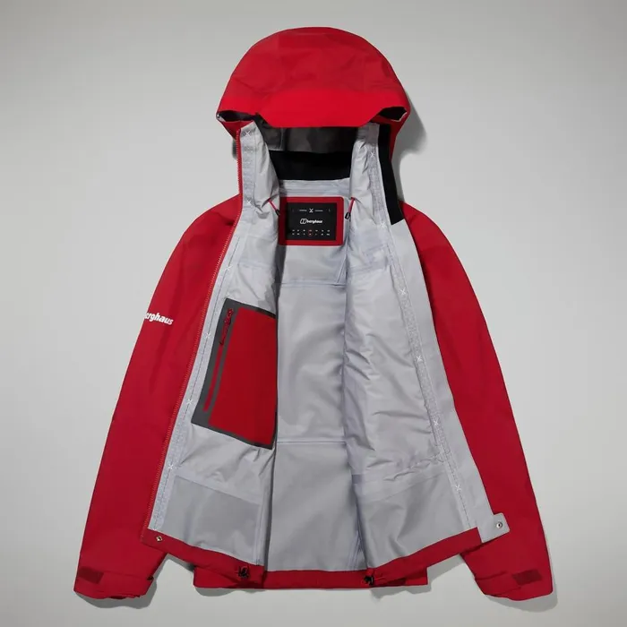 Waterproof Women Berghaus MTN Seeker GTX Jacket 8211 Dark RedRed