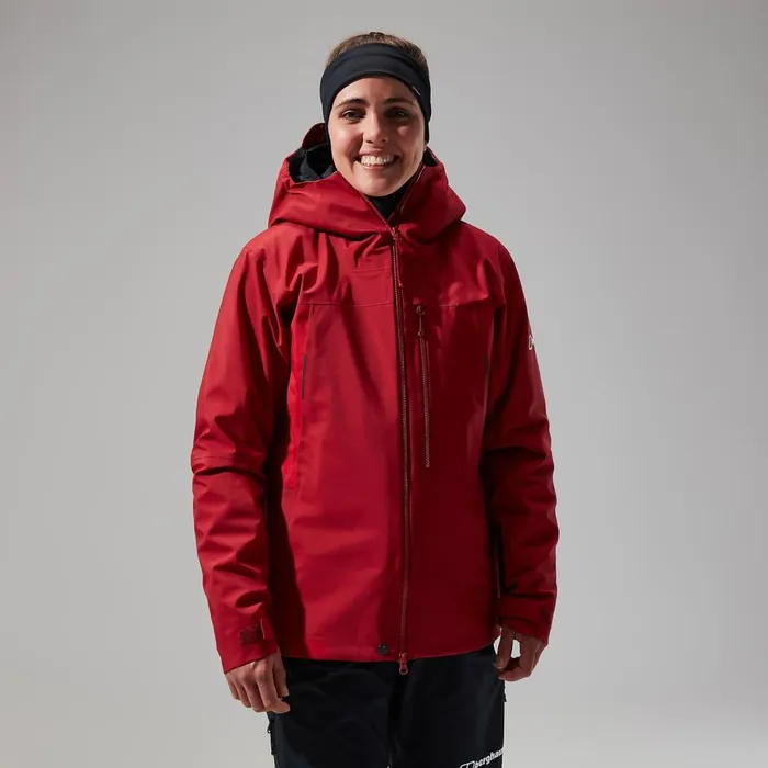 Waterproof Women Berghaus MTN Seeker GTX Jacket 8211 Dark RedRed