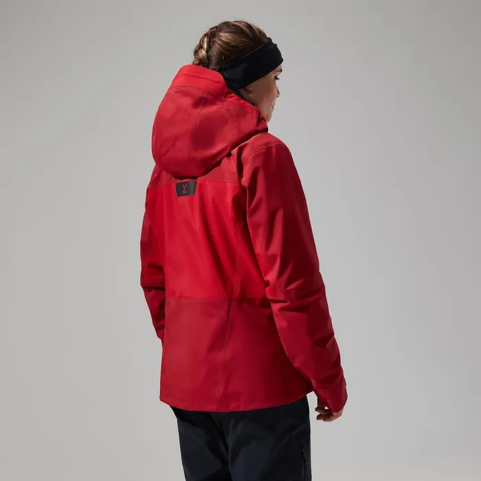 Waterproof Women Berghaus MTN Seeker GTX Jacket 8211 Dark RedRed