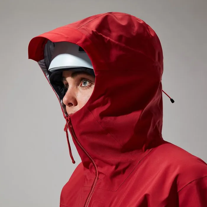 Waterproof Women Berghaus MTN Seeker GTX Jacket 8211 Dark RedRed