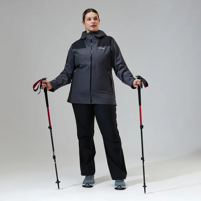 Waterproof Women Berghaus Paclite Dynak Jacket 8211 GreyBlack