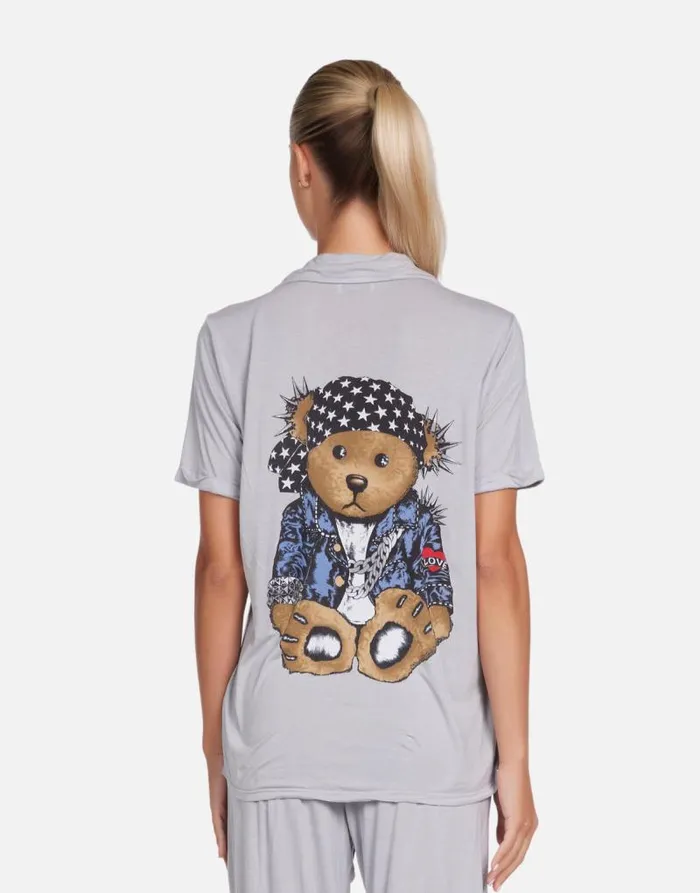 Waverly Rocker Teddy Cloud Women Lauren Moshi Short Sleeve