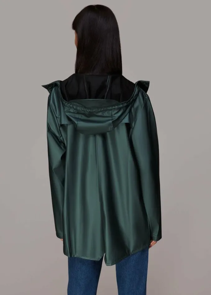 Whistles Rains Jacket Dark Green Women Coats and Jackets