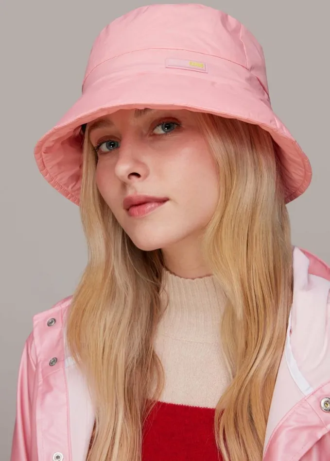 Whistles Rains Padded Bucket Hat Pink Women Hats Gloves and Scarves