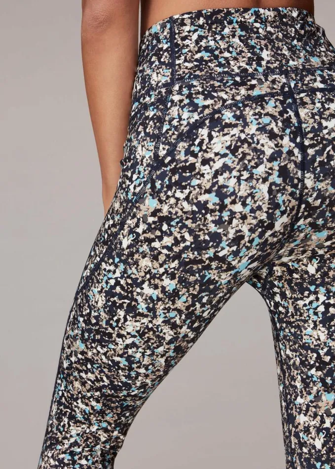 Whistles Speckled Sports Legging Navymulti Women Pants