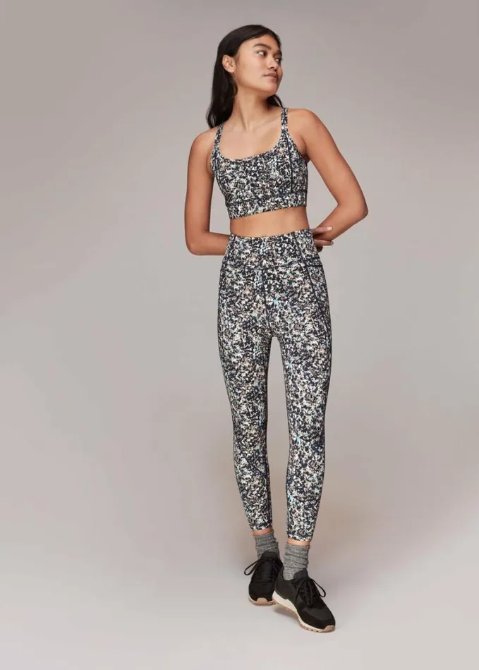 Whistles Speckled Sports Legging Navymulti Women Pants