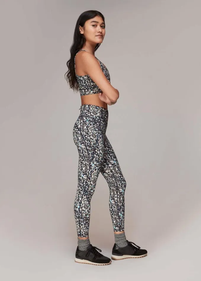 Whistles Speckled Sports Legging Navymulti Women Pants