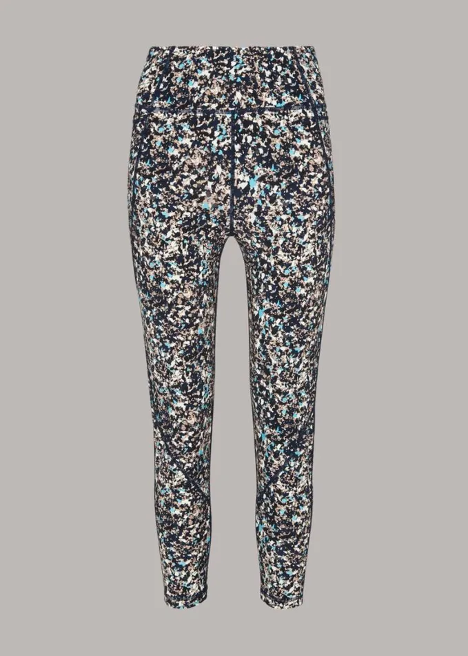 Whistles Speckled Sports Legging Navymulti Women Pants