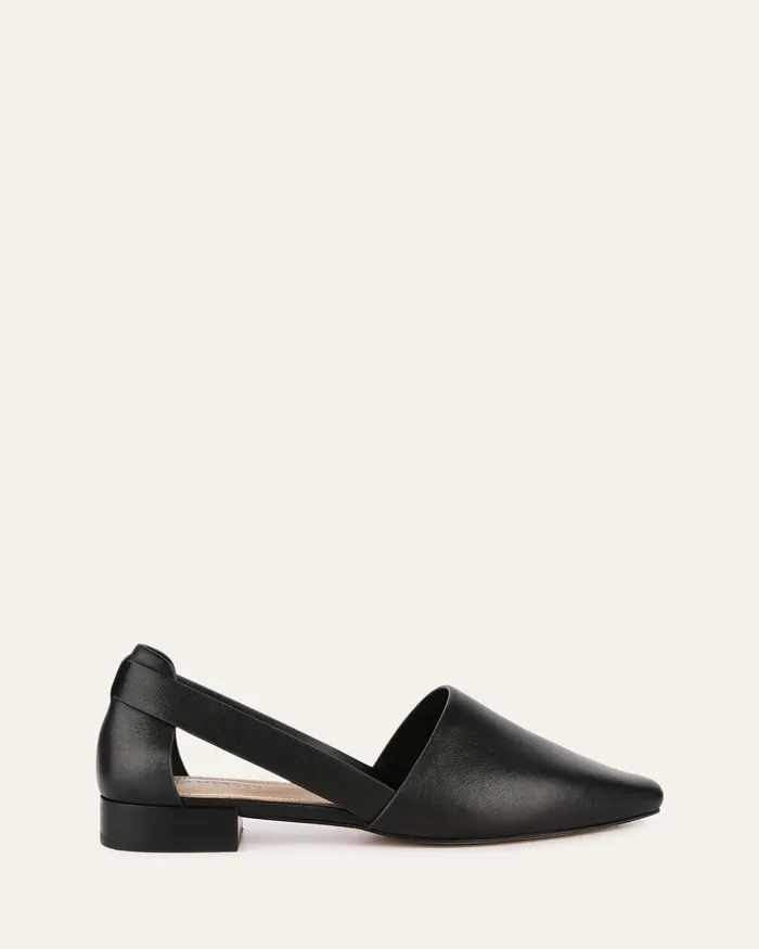 Willa casual flats black leather CASUAL jomercer Women