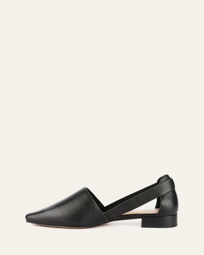 Willa casual flats black leather CASUAL jomercer Women Willa casual flats black leather CASUAL jomercer Women