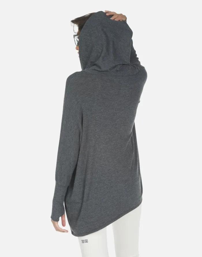 Wilma I039m A Mess Heather Black Women Lauren Moshi Hoodies