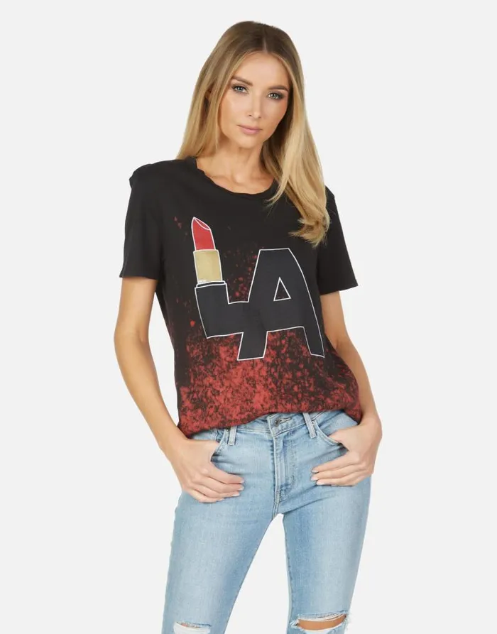 Wolf LA Lipstick Lipstick Wash Women Lauren Moshi Short Sleeve