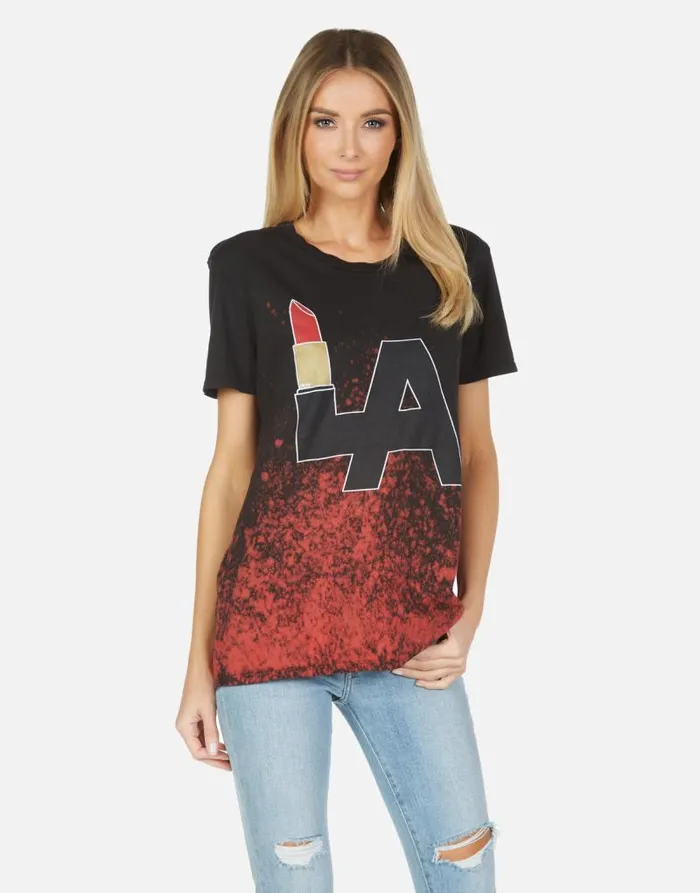 Wolf LA Lipstick Lipstick Wash Women Lauren Moshi Short Sleeve