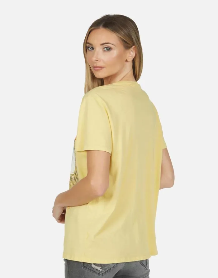 Wolf Led Zeppelin Pollen Women Lauren Moshi Short Sleeve