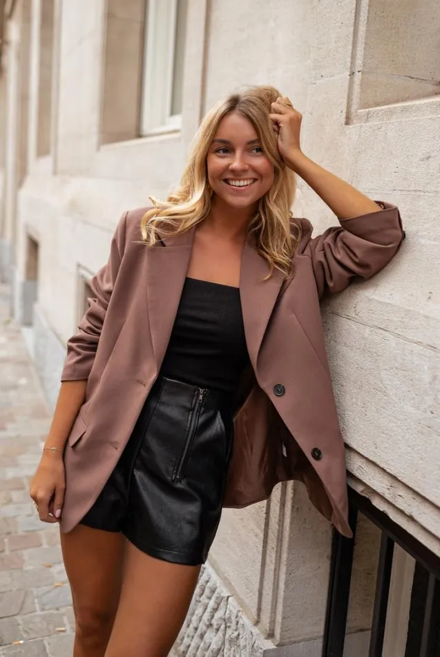 Women039s Clothing Blazers Easy Clothes Chocolate Lucia Blazer
