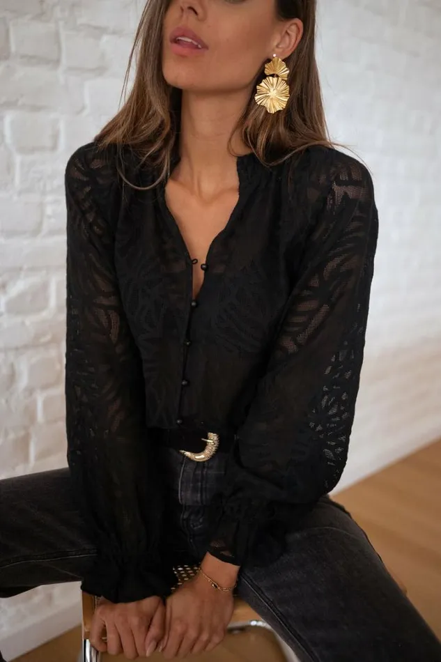 Women039s Clothing Blouses Easy Clothes Black Salima Blouse