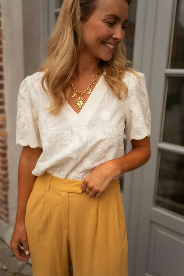 Women039s Clothing Blouses Easy Clothes Ecru Clothilde Blouse Women039s Clothing Blouses Easy Clothes Ecru Clothilde Blouse