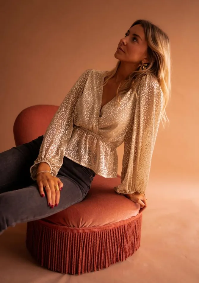 Women039s Clothing Blouses Easy Clothes Golden Aidan Blouse Golden