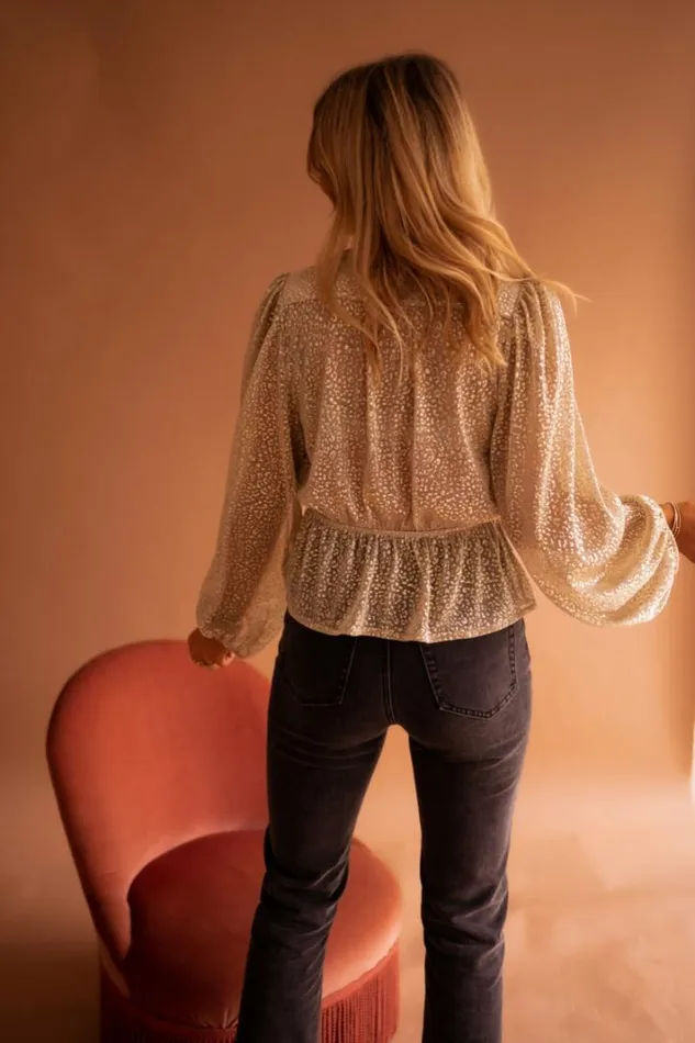 Women039s Clothing Blouses Easy Clothes Golden Aidan Blouse Golden