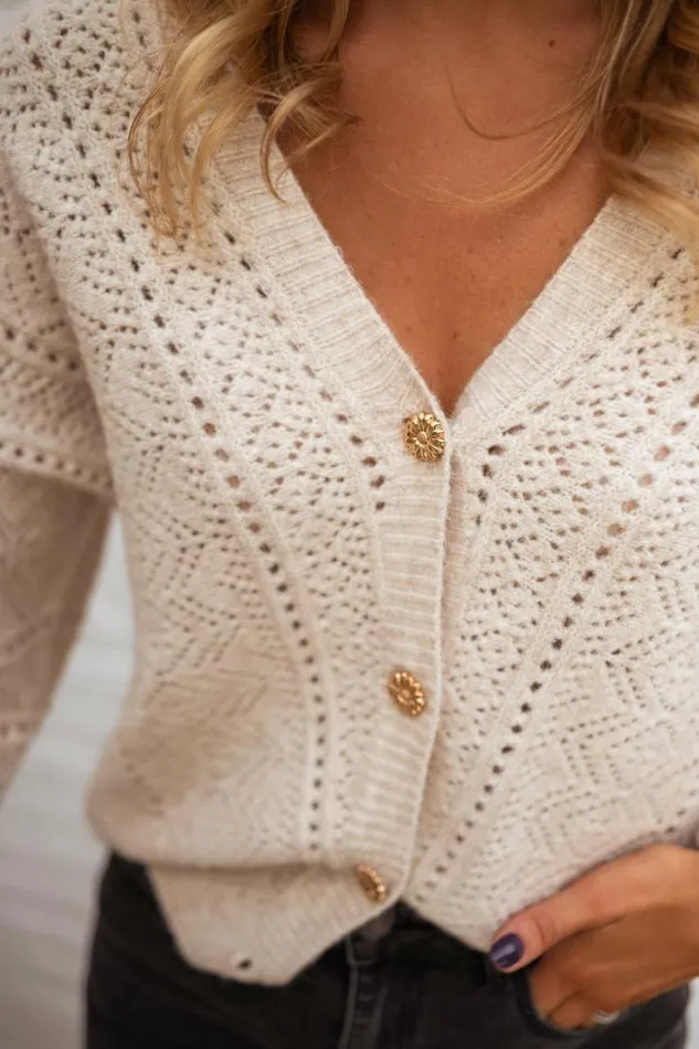 Women039s Clothing Cardigans Easy Clothes Beige Xavier Cardigan Beige