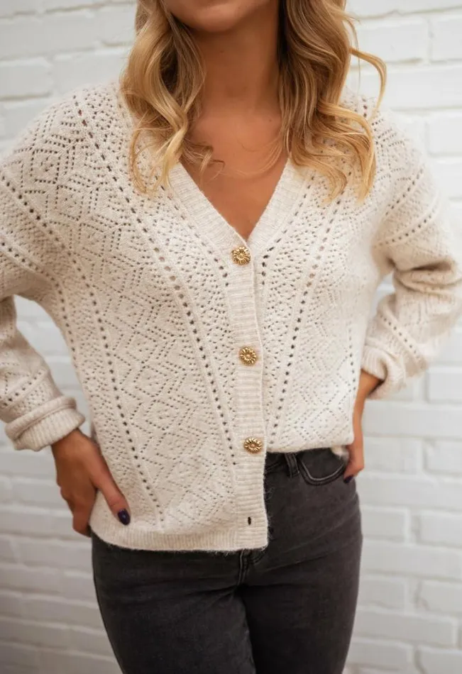 Women039s Clothing Cardigans Easy Clothes Beige Xavier Cardigan Beige