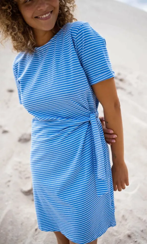 Women039s Clothing Dresses Easy Clothes Blue And White Striped Floriane Dress Women039s Clothing Dresses Easy Clothes Blue And White Striped Floriane Dress