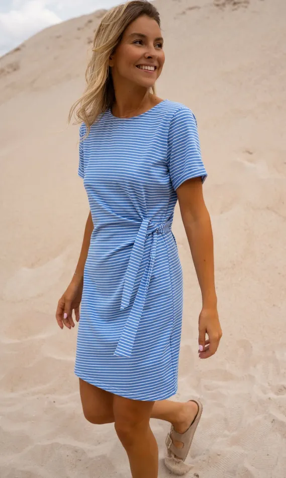 Women039s Clothing Dresses Easy Clothes Blue And White Striped Floriane Dress Women039s Clothing Dresses Easy Clothes Blue And White Striped Floriane Dress