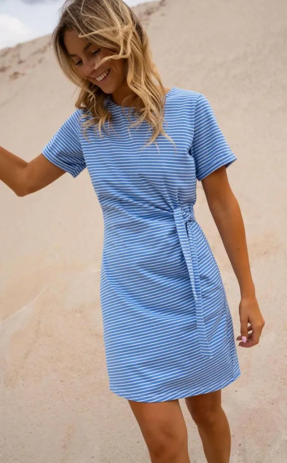 Women039s Clothing Dresses Easy Clothes Blue And White Striped Floriane Dress Women039s Clothing Dresses Easy Clothes Blue And White Striped Floriane Dress