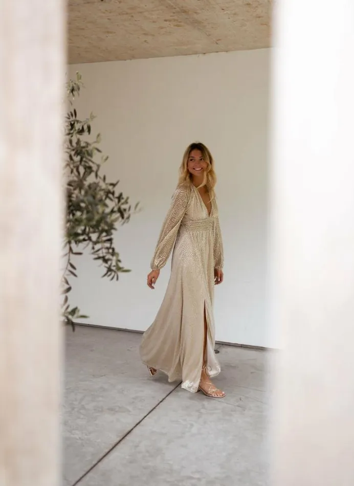 Women039s Clothing Dresses Easy Clothes Golden Imane Maxi Dress Golden
