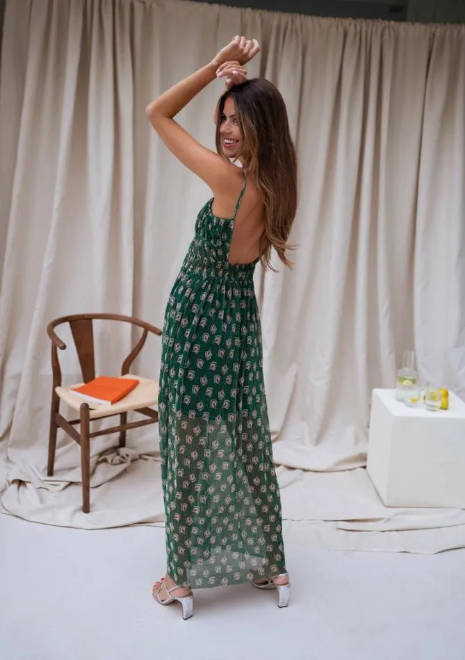 Women039s Clothing Dresses Easy Clothes Green Patterned Opera Dress Women039s Clothing Dresses Easy Clothes Green Patterned Opera Dress