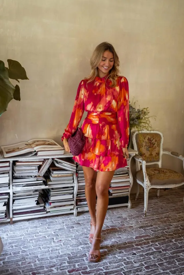 Women039s Clothing Dresses Easy Clothes Pink And Orange Manae Dress Pink And Orange Women039s Clothing Dresses Easy Clothes Pink And Orange Manae Dress Pink And Orange