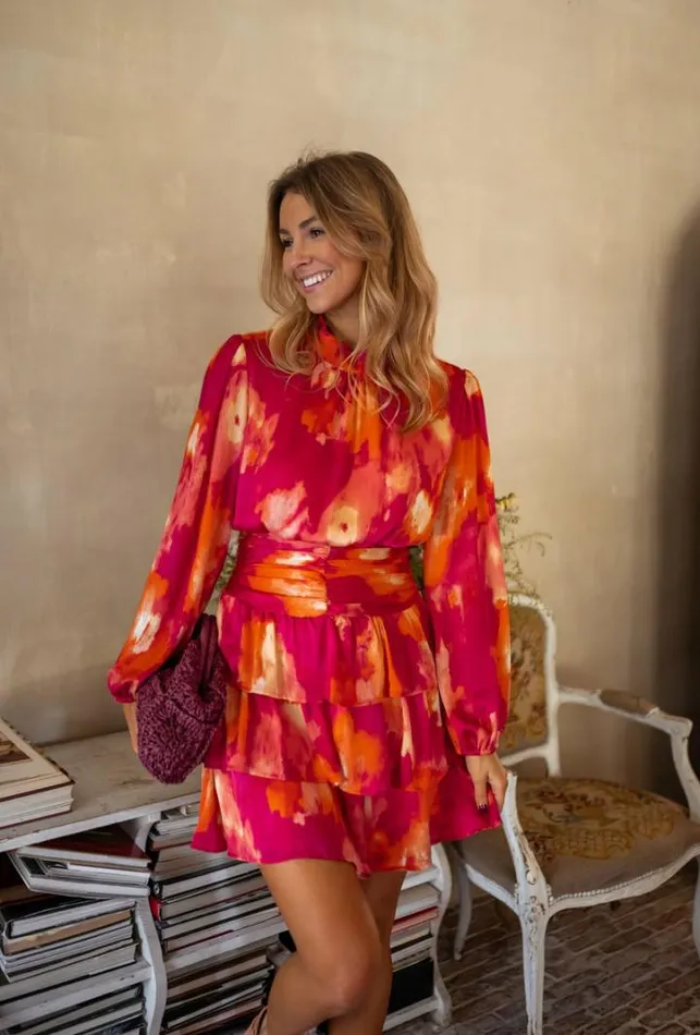 Women039s Clothing Dresses Easy Clothes Pink And Orange Manae Dress Pink And Orange Women039s Clothing Dresses Easy Clothes Pink And Orange Manae Dress Pink And Orange