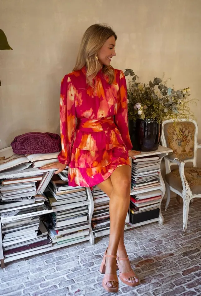 Women039s Clothing Dresses Easy Clothes Pink And Orange Manae Dress Pink And Orange Women039s Clothing Dresses Easy Clothes Pink And Orange Manae Dress Pink And Orange