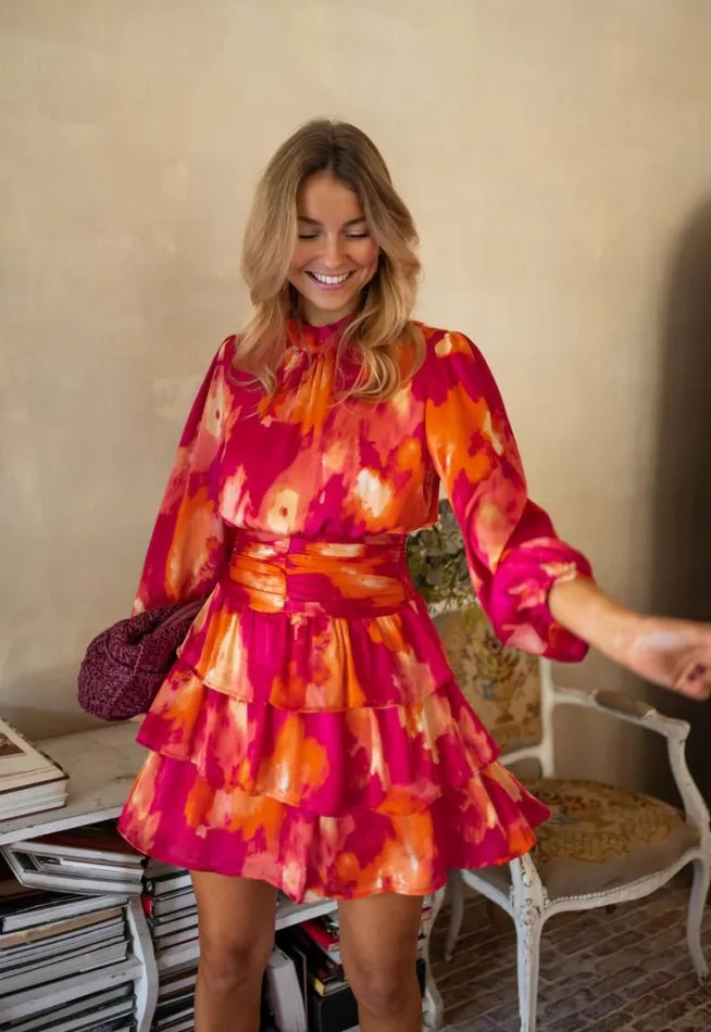 Women039s Clothing Dresses Easy Clothes Pink And Orange Manae Dress Pink And Orange Women039s Clothing Dresses Easy Clothes Pink And Orange Manae Dress Pink And Orange