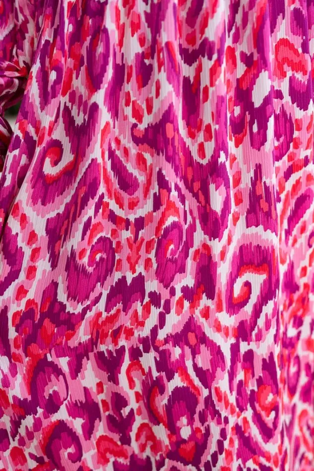 Women039s Clothing Dresses Easy Clothes Pink Patterned Farella Dress Women039s Clothing Dresses Easy Clothes Pink Patterned Farella Dress