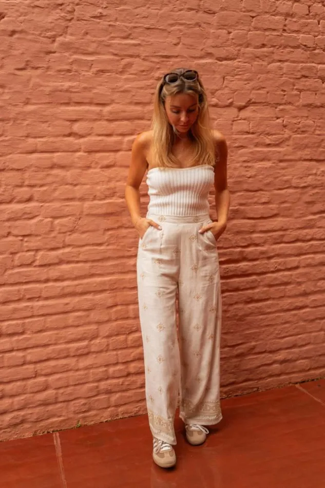 Women039s Clothing Pants and Jeans Easy Clothes Beige Ginou Pants