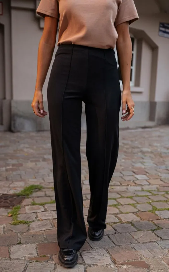 Women039s Clothing Pants and Jeans Easy Clothes Black Linou Pants
