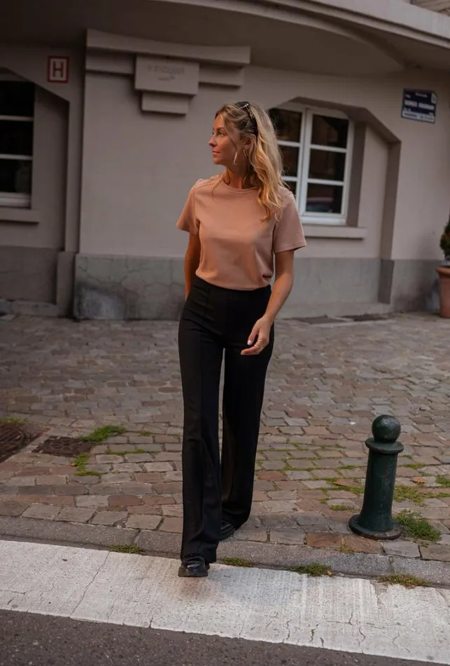 Women039s Clothing Pants and Jeans Easy Clothes Black Linou Pants