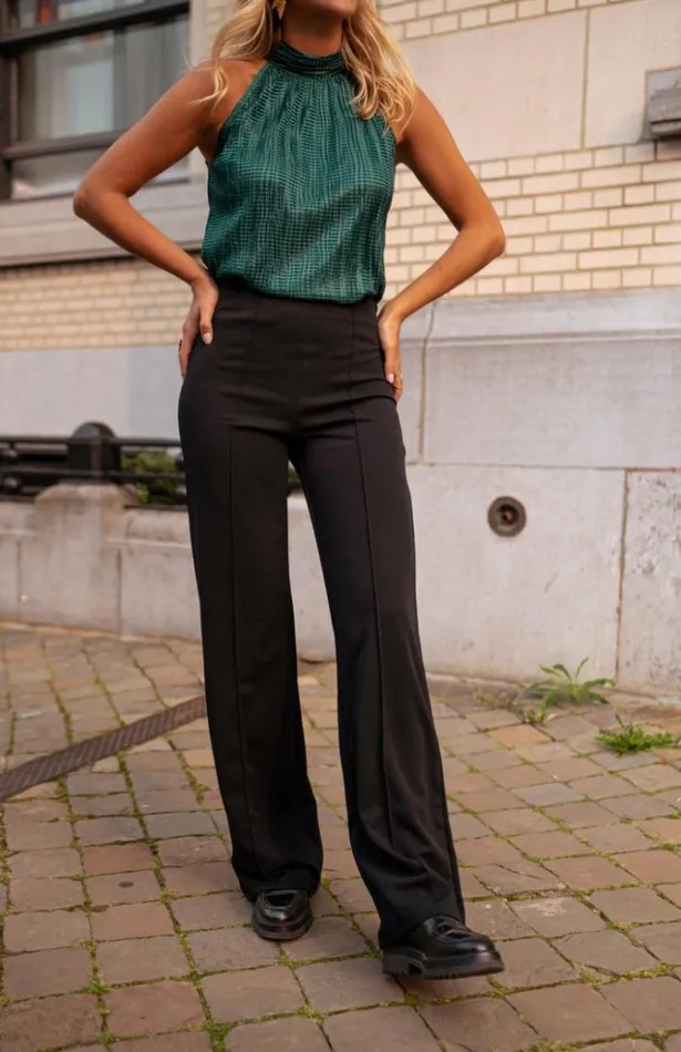 Women039s Clothing Pants and Jeans Easy Clothes Black Linou Pants