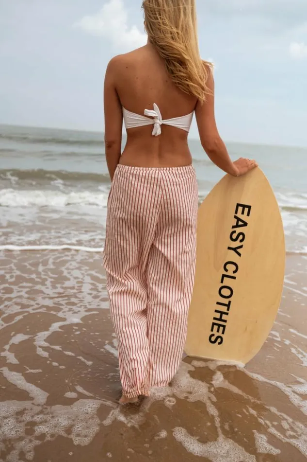 Women039s Clothing Pants and Jeans Easy Clothes Ecru And Red Striped Lamya Pants Women039s Clothing Pants and Jeans Easy Clothes Ecru And Red Striped Lamya Pants