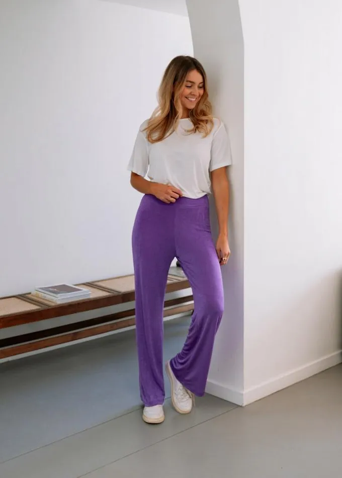 Women039s Clothing Pants and Jeans Easy Clothes Purple Iris Pants