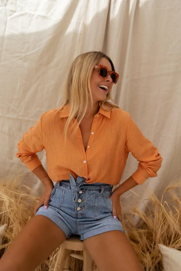 Women039s Clothing Shirts Easy Clothes Orange Dalo Shirt Orange
