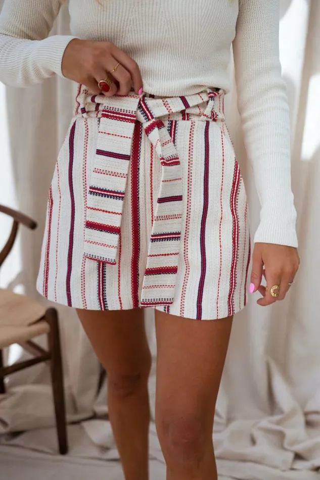 Women039s Clothing Shorts Easy Clothes Striped Sixtine Shorts Women039s Clothing Shorts Easy Clothes Striped Sixtine Shorts