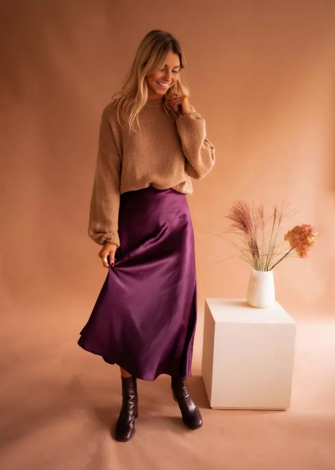 Women039s Clothing Skirts Easy Clothes Plum Elenore Skirt